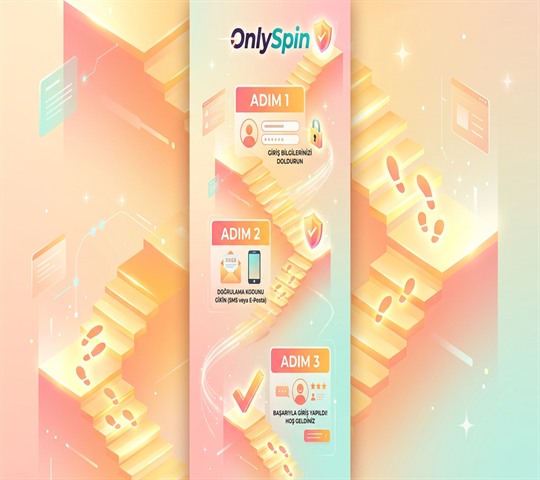 OnlySpin Giriş Adımları Görsel Rehberi