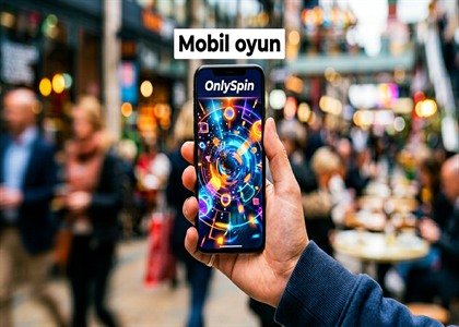 OnlySpin Mobil Oyun Deneyimi Görseli